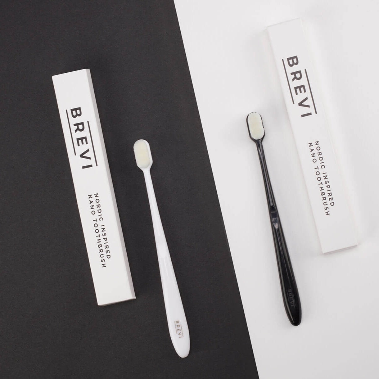 Load image into Gallery viewer, BREVI™ 2-Pack Nordic-Inspired Premium Nano Toothbrush